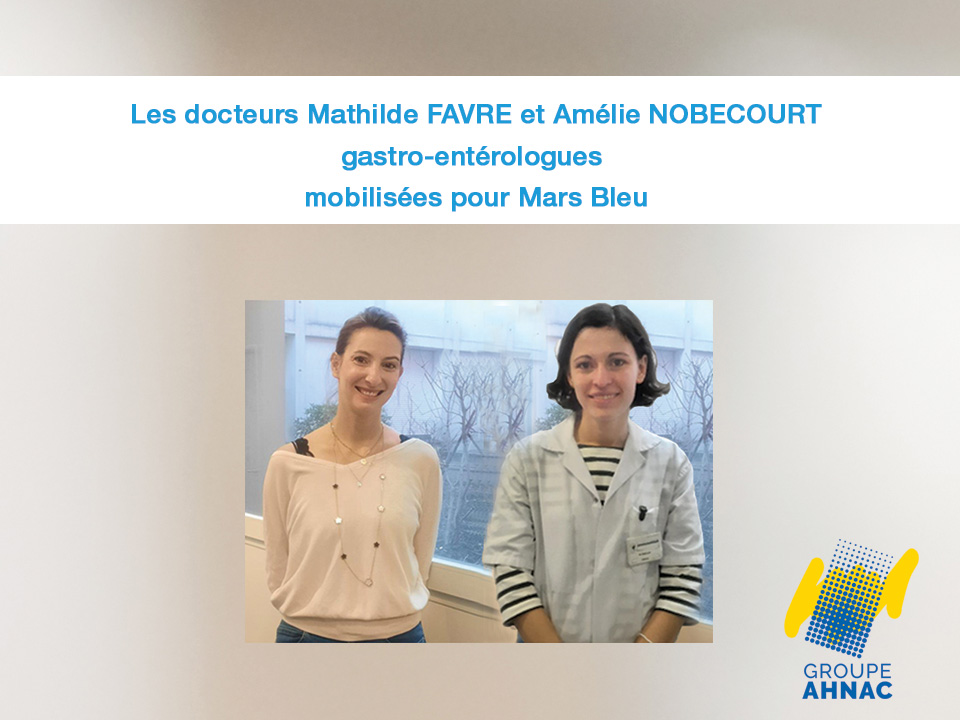 Les docteurs Mathilde Favre et Amélie Nobecourt, gastro ...